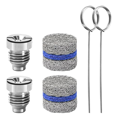 SEPLY 1.1mm Orifice Foam Cannon Nozzle and Foam Maker Meshes Kit for Foam Cannon Replacement Thread Nozzle Tips and Mesh Filter, with Cleaning Tools, 3000PSI 2Pack SEPLY 1.1mm Orifice Foam Cannon Nozzle and Foam Maker Meshes Kit for Foam Cannon Replacement Thread Nozzle Tips and Mesh Filter, with Cleaning Tools, 3000PSI 2Pack von SEPLY
