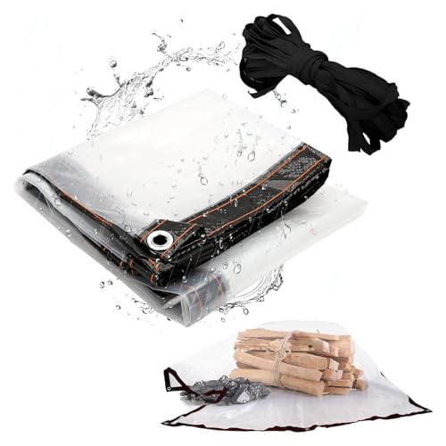 Abdeckplane Wasserdicht, 1x1.5m Regenschutz AbdeckplaneMit 1 m Seil, Staubdichte Abdeckplane mit Ösen, Transparente Plane, Perfekt für Gewächshaus, Zelt, Dach, Terrasse, Hof, Campingzelt Abdeckplane Wasserdicht, 1x1.5m Regenschutz AbdeckplaneMit 1 m Seil, Staubdichte Abdeckplane mit Ösen, Transparente Plane, Perfekt für Gewächshaus, Zelt, Dach, Terrasse, Hof, Campingzelt von SEPWGUMD