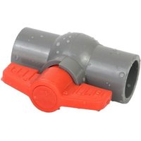 (φ40 mm) PVC-Kugelhahn, Kunststoff-Kugelhahn, zum Schieben von Wasserversorgungsrohren, grau von SERBIA