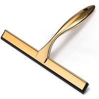 （25,2 cm） Goldfarbener Mehrzweck-Duschwischer für Duschtüren, Badezimmer, Fenster und Autoglas – Edelstahl von SERBIA