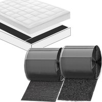 1 Set (10 cm x 5 m) starkes und kratzfestes schwarzes Klebeband, um das Verrutschen von Sofakissen zu verhindern, geeignet für Heimwerkerarbeiten von SERBIA