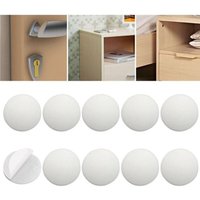 12er-Pack Wandschutz, Türgriffschutz, Pufferstopper, Stoßfänger, 40 mm Durchmesser, Tapete – Stoßdämpfer, Weiß 12er-Pack Wandschutz, Türgriffschutz, Pufferstopper, Stoßfänger, 40 mm Durchmesser, Tapete – Stoßdämpfer, Weiß von SERBIA