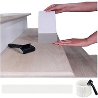 15er-Packung 14 x 80 cm rutschfeste Treppenstufen, transparentes Klebeband, Anti-Rutsch-Streifen, Sicherheitsaufkleber für Stufen, Rampen und Gehwege von SERBIA
