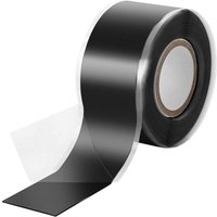 1x 3m selbstverschweißendes Silikonband, Isolierband und Dichtungsstreifen (Wasser, Luft), 25mm breit, schwarz von SERBIA