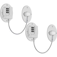 2er-Pack Kühlschrankschlösser – Hochleistungs-Kühlschrankkombinationsschloss, manipulationssicheres Schloss 2er-Pack Kühlschrankschlösser – Hochleistungs-Kühlschrankkombinationsschloss, manipulationssicheres Schloss von SERBIA