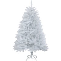 45 cm weißer künstlicher Weihnachtsbaum, hochwertiger kanadischer weißer Weihnachtsbaum mit Scharnier, weißer Baum, leicht, einfach aufzubauen, mit von SERBIA