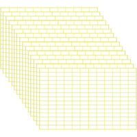 5er-Pack, 2940 Aufkleber pro Packung (9 x 13 mm). Kleine, entfernbare weiße Aufkleber und Abziehbilder für Flaschen, Flipcharts, Gläser, Schulen, von SERBIA