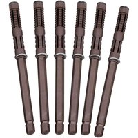 [6 Stück] Ø12x120 mm verdeckte schwebende Regalhalterung Wandhalterung Regalstützen - Hochleistungs-unsichtbare Halterung versteckte Regalhalterungen von SERBIA