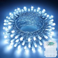 Batteriebetriebene Weihnachtsbeleuchtung, 5 m, 50 LED, weiß, für drinnen und draußen, für Balkon, Garten, Schlafzimmer, Party Batteriebetriebene Weihnachtsbeleuchtung, 5 m, 50 LED, weiß, für drinnen und draußen, für Balkon, Garten, Schlafzimmer, Party von SERBIA