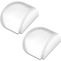 Bodentürstopper, 2er-Packung, transparente, selbstklebende Bodentürpuffer zum Schutz von Tür und Wand vor Beschädigungen, transparent von SERBIA