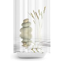 Duschvorhang 120x200 cm Digitaldruck Modernes Design Wasserdichter Polyesterstoff Waschbar Schimmelresistent Mit Haken Inklusive von SERBIA
