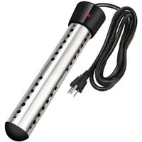 Calentador de agua de inmersión rápida negro de 1500 W con cubierta protectora de acero inoxidable e indicador de temperatura, adecuado para bañeras Calentador de agua de inmersión rápida negro de 1500 W con cubierta protectora de acero inoxidable e indicador de temperatura, adecuado para bañeras von SERBIA