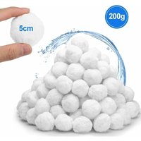 Filterbälle, 200 g wiederverwendbarer Pool-Filterball, Ersatz für Pool-Filtersand, geeignet für Pool-Filtersysteme von SERBIA