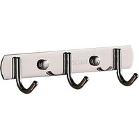 Garderobenständer aus Edelstahl, Handtuchhalter zur Wandmontage, Kleiderhaken (3 Haken) von SERBIA