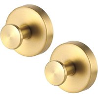 Goldener Saugnapfhaken, 6 x 6 x 4,5 cm, 2 Stück, Edelstahl, geeignet für Glas, kein Bohren erforderlich, Handtuchhaken Goldener Saugnapfhaken, 6 x 6 x 4,5 cm, 2 Stück, Edelstahl, geeignet für Glas, kein Bohren erforderlich, Handtuchhaken von SERBIA