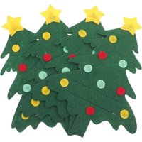 Grünes Weihnachtsbaum-Geschirrset, 18,5 x 13,5 cm, 4-teiliges Filzmesser- und Gabelset, Aufbewahrungstasche, Esstisch Grünes Weihnachtsbaum-Geschirrset, 18,5 x 13,5 cm, 4-teiliges Filzmesser- und Gabelset, Aufbewahrungstasche, Esstisch von SERBIA