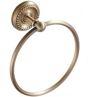 Handtuchring aus antikem Messing – zum Anbringen gebohrt – Handtuchhalter zur Wandmontage für Badezimmer und Küche Handtuchring aus antikem Messing – zum Anbringen gebohrt – Handtuchhalter zur Wandmontage für Badezimmer und Küche von SERBIA