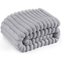 Hellgraue Sofadecke, 70 x 100 cm, 1 Stück, bequeme Decke, Herbst-Halloween-Raumdekoration von SERBIA