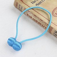 Himmelblauer magnetischer Vorhang-Raffhalter, 46 cm lang, 1 Vorhang-Raffhalter, Vorhangzubehör, Vorhangmagnet, Vorhanghalter von SERBIA