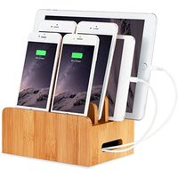 Kabel-Organizer und Ladestation aus Bambusholz für den Schreibtisch, für mehrere Geräte, Ladegeräthalter für iPhone 14 13 12 11 Pro Max XS, iPad Mini Kabel-Organizer und Ladestation aus Bambusholz für den Schreibtisch, für mehrere Geräte, Ladegeräthalter für iPhone 14 13 12 11 Pro Max XS, iPad Mini von SERBIA