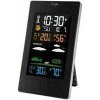 Kabellose Farbwetterstation mit Außensensor, Innen- und Außenthermometer-Hygrometer, multifunktionale Wetterstation mit Mondphasen-Wettervorhersage von SERBIA