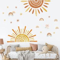 Kinder Regenbogen Sonne Wandaufkleber Wandtattoos Boho Stern Wandaufkleber für Kinderzimmer Baby Kinderzimmer Kinder Regenbogen Sonne Wandaufkleber Wandtattoos Boho Stern Wandaufkleber für Kinderzimmer Baby Kinderzimmer von SERBIA