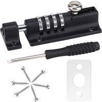 Kombinationsriegel, 4 einzigartige verschiebbare Verriegelungsräder, 120 mm dicker Türriegel aus massiver Zinklegierung aus Edelstahl für den Garten Kombinationsriegel, 4 einzigartige verschiebbare Verriegelungsräder, 120 mm dicker Türriegel aus massiver Zinklegierung aus Edelstahl für den Garten von SERBIA