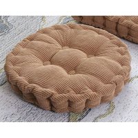 Meditations-Bodenmatte, 40 x 40 cm, 1 Stück, Maiskorn-Samt, braun, rund, Sitzkissen, Wohnzimmer, Balkon, Tatami, Yoga-Matte Meditations-Bodenmatte, 40 x 40 cm, 1 Stück, Maiskorn-Samt, braun, rund, Sitzkissen, Wohnzimmer, Balkon, Tatami, Yoga-Matte von SERBIA