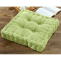 Meditations-Bodenmatte, 40 x 40 cm, 1 Stück, grüner Maissamt, quadratisches Sitzkissen, Wohnzimmer, Balkon, Tatami, Yoga-Matte Meditations-Bodenmatte, 40 x 40 cm, 1 Stück, grüner Maissamt, quadratisches Sitzkissen, Wohnzimmer, Balkon, Tatami, Yoga-Matte von SERBIA