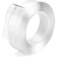 Nano-Doppelseitiges Klebeband, 2 mm dick, 20 mm breit, 1 m lang, 1 Stück, mit durchsichtigem, magischem Klebstoff zum Aufkleben von Objekten von SERBIA