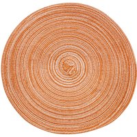 Orangefarbenes rundes Tischset, 38 x 38 cm, 1 Stück, Pailletten-Tischset, geeignet für Weihnachts-, Familien-, Party-, Hochzeits- und Orangefarbenes rundes Tischset, 38 x 38 cm, 1 Stück, Pailletten-Tischset, geeignet für Weihnachts-, Familien-, Party-, Hochzeits- und von SERBIA