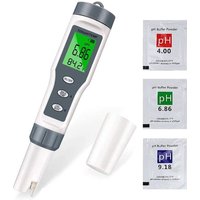 PH-Meter-Tester, 3-in-1 Elektronischer Pool-PH-Tester, TDS-Meter-Temperatur, Wasserqualitätstester mit LCD-Anzeige und Ablesegenauigkeit, für von SERBIA