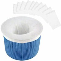 Pool-Skimmer-Socken, strapazierfähiger, elastischer Pool-Skimmer-Filter aus Nylongewebe für Poolkorb, Pool-Skimmer-Sockennetz zur Poolreinigung, 10 Pool-Skimmer-Socken, strapazierfähiger, elastischer Pool-Skimmer-Filter aus Nylongewebe für Poolkorb, Pool-Skimmer-Sockennetz zur Poolreinigung, 10 von SERBIA