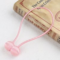 Rosa magnetischer Vorhang-Raffhalter, 46 cm lang, 1 Vorhang-Raffhalter, Vorhang-Zubehör, Vorhang-Magnet, Vorhang-Halter von SERBIA