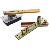 Satz (A) Hochleistungsscharniere für Drehtüren, Tragkraft 150 kg, verdeckte Drehscharniere, Edelstahl, 360°-Spindel, Türwelle, Holztür, Geheimtür, von SERBIA