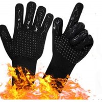 Schwarze, rutschfeste Silikonhandschuhe für die Küche zum Grillen, hohe Temperaturen, 800 Grad wärmeisolierend, bleichbeständig, für die Mikrowelle Schwarze, rutschfeste Silikonhandschuhe für die Küche zum Grillen, hohe Temperaturen, 800 Grad wärmeisolierend, bleichbeständig, für die Mikrowelle von SERBIA