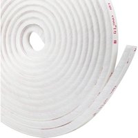 Selbstklebende Bürstenleiste, winddicht, staubdicht, für Schiebefenster und Türen, 10 m x 9 mm x 9 mm, Weiß von SERBIA