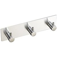 Selbstklebender Handtuchhaken aus Edelstahl zur Wandmontage, kein Bohren, Handtuchhalter zur Wandmontage mit 3 Haken Selbstklebender Handtuchhaken aus Edelstahl zur Wandmontage, kein Bohren, Handtuchhalter zur Wandmontage mit 3 Haken von SERBIA