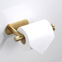 Selbstklebender Toilettenpapierhalter mit gebohrter Wandhalterung ohne Abdeckung, kann horizontal oder vertikal installiert werden. SUS304 Edelstahl, von SERBIA