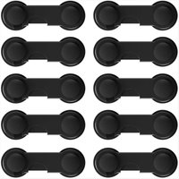 Serbia - ccykxa [10 Stück] Kindersicherung für Schranktüren, praktische Baby-Sicherheits-Schubladen-Sicherheitsschlösser mit starkem Kleber für von SERBIA