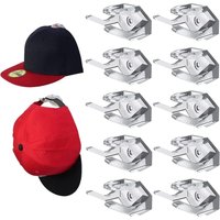 Serbia - ccykxa Selbstklebende Huthaken, 10 Stück Huthalter für die Wand, selbstklebender Huthaken, minimalistischer Hutpräsentationsständer, von SERBIA