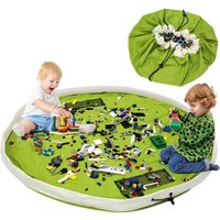 Spielzeug-Aufbewahrungstasche, 150 cm, große Spielzeug-Aufbewahrungstasche aus Baumwolle, Organizer für Teppiche, Spielzeug-Organizer für Babys und Spielzeug-Aufbewahrungstasche, 150 cm, große Spielzeug-Aufbewahrungstasche aus Baumwolle, Organizer für Teppiche, Spielzeug-Organizer für Babys und von SERBIA
