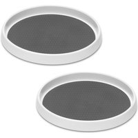 Stück 30 x 30 x 4,5 cm cremefarbener Drehteller für Schrank, Lagerung, Badezimmer, Kühlschrank, Küche Stück 30 x 30 x 4,5 cm cremefarbener Drehteller für Schrank, Lagerung, Badezimmer, Kühlschrank, Küche von SERBIA