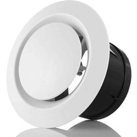 Stück Abluft- und Einblasöffnung Ø100,SL.GT 3 Krallen mit Dichtung - Verstellbares rundes Kunststoff-Lüftungsgitter - Lüfterbelüftung Stück Abluft- und Einblasöffnung Ø100,SL.GT 3 Krallen mit Dichtung - Verstellbares rundes Kunststoff-Lüftungsgitter - Lüfterbelüftung von SERBIA