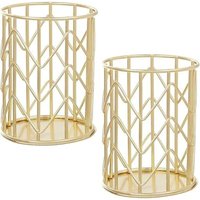 Stück Stifthalter für den Schreibtisch, Stifthalter aus hohlem Metall, runder Stifthalter, Stiftehalter für den Schreibtisch, Stiftebox für Zuhause, von SERBIA