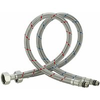 Stück flexibler Wasserhahn-Anschlussschlauch aus Edelstahl für Warm- und Kaltwasser-Mischbatterie, Küchenspüle, Wasserhahn, 60 cm Stück flexibler Wasserhahn-Anschlussschlauch aus Edelstahl für Warm- und Kaltwasser-Mischbatterie, Küchenspüle, Wasserhahn, 60 cm von SERBIA