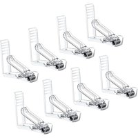 Tischdeckenclips 8er-Set Tischdeckenbefestigung mit Federclip – Kunststofftischdecken mit robustem und langlebigem Verschluss – Transparente Tischdeckenclips 8er-Set Tischdeckenbefestigung mit Federclip – Kunststofftischdecken mit robustem und langlebigem Verschluss – Transparente von SERBIA