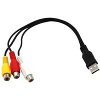 USB-zu-3RCA-Kabel USB-zu-3-RCA-RGB-Video-AV-Composite-Adapter-Konverterkabel Anschlusskabel Geeignet für TV-PC-DVR USB-zu-3RCA-Kabel USB-zu-3-RCA-RGB-Video-AV-Composite-Adapter-Konverterkabel Anschlusskabel Geeignet für TV-PC-DVR von SERBIA