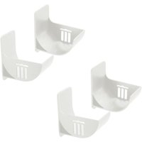 Weißer Müllsack zur Wandmontage, 6,5 x 4 x 7 cm, Organizer mit 4 Haltern und starkem Klebstoff zur Aufbewahrung im Zimmer Weißer Müllsack zur Wandmontage, 6,5 x 4 x 7 cm, Organizer mit 4 Haltern und starkem Klebstoff zur Aufbewahrung im Zimmer von SERBIA