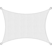 Weißes Sonnensegel, Wärmedämmzelt für den Außenbereich, Campinghilfe für den Außenbereich, Weiß, 2M×3M Weißes Sonnensegel, Wärmedämmzelt für den Außenbereich, Campinghilfe für den Außenbereich, Weiß, 2M×3M von SERBIA